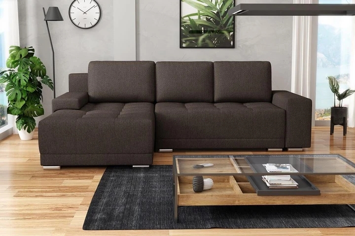 TESSA rozkládací rohová sedačka s úložným prostorem