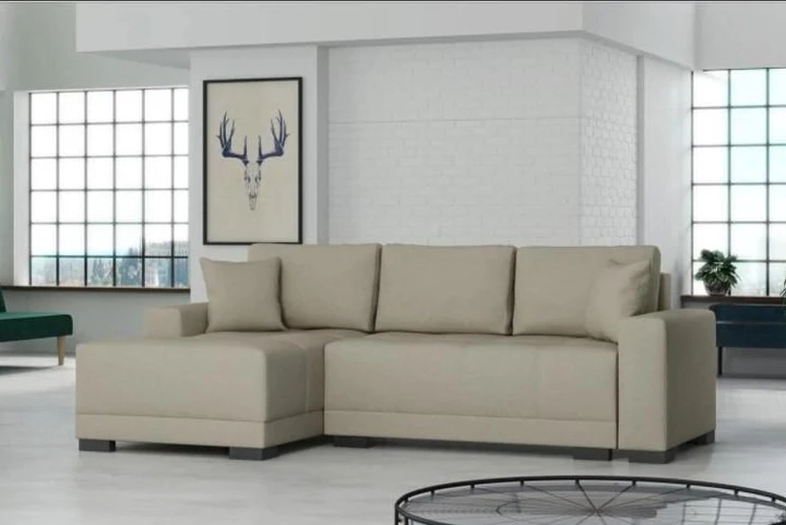 DENTON rozkládací rohová sedačka s úložným prostorem