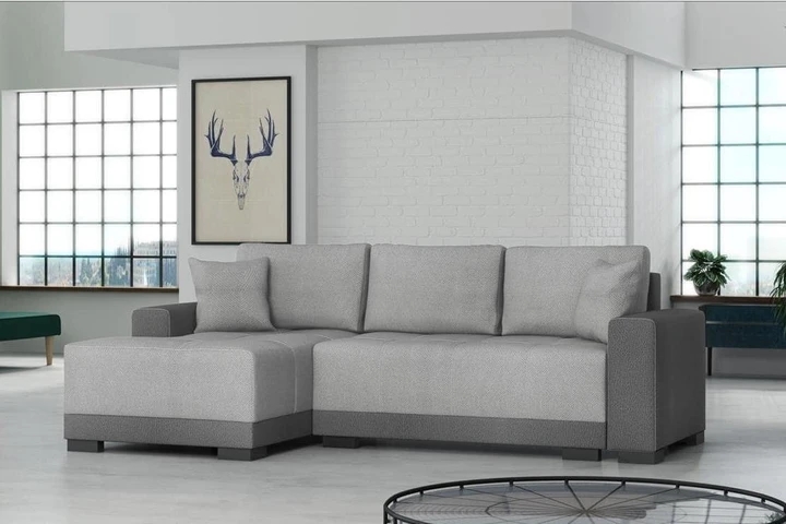 DENTON rozkládací rohová sedačka s úložným prostorem