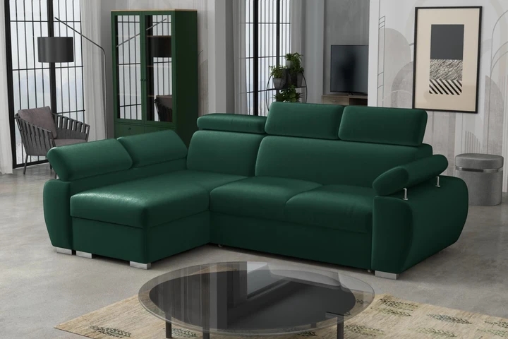 SEATTLE rozkládací sedací souprava s polohovacími opěrkami