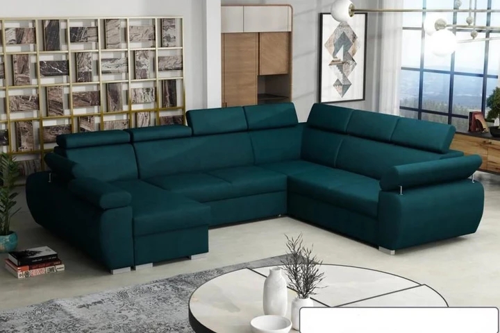 SEATTLE 6 rozkládací sedací souprava do U s polohovacími opěrkami