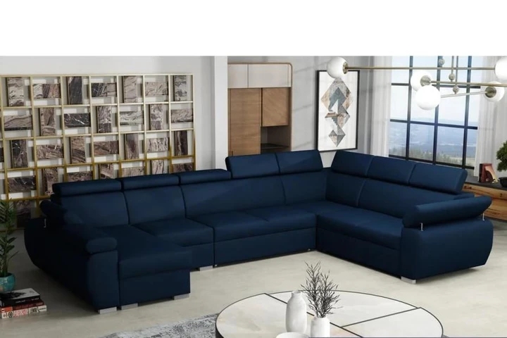 SEATTLE 7 rozkládací sedací souprava do U s polohovacími opěrkami