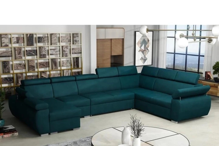 SEATTLE 7 rozkládací sedací souprava do U s polohovacími opěrkami