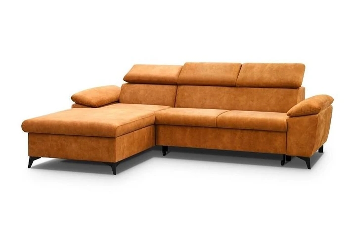 FAREL rozkládací rohová sedací souprava s polohovacími záhlavníky