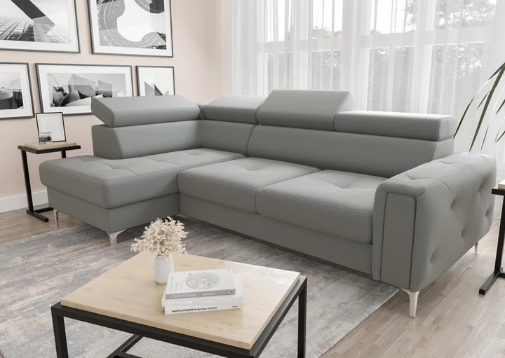 SIRIUS elegantní rozkládací sedací souprava s úložným prostorem