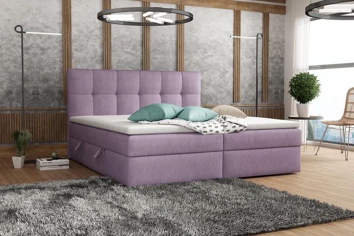 TERMI kontinentální postel boxspring 140x200 s úložným prostorem