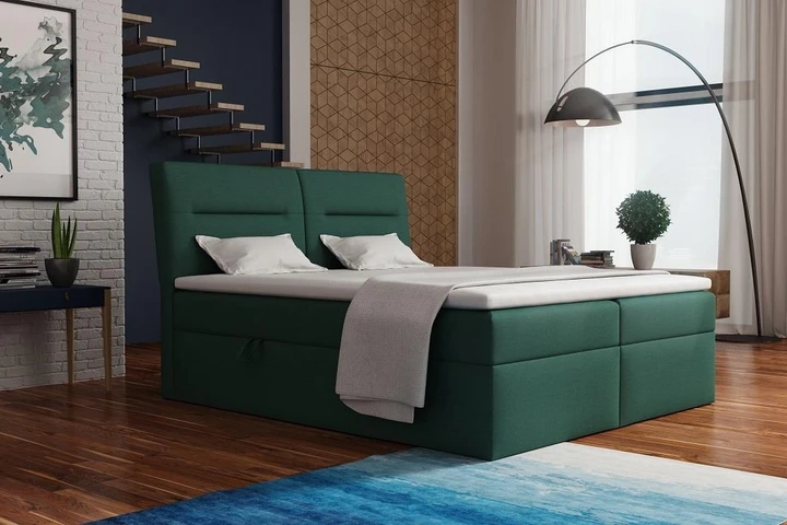 CASINO kontinentální postel boxspring 200x200 s úložným prostorem