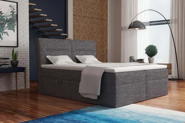 CASINO kontinentální postel boxspring 200x200 s úložným prostorem