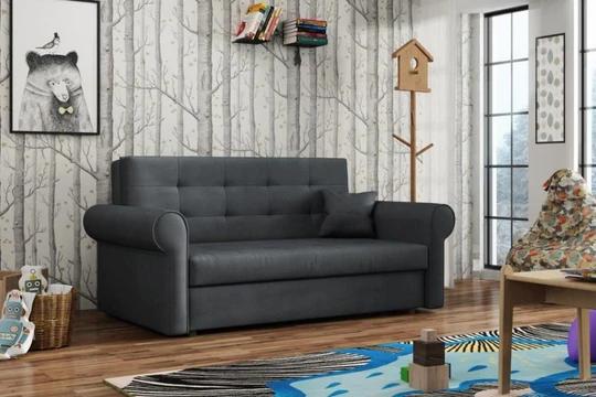 FLAVIE III rozkládací pohovka s úložným prostorem, šedá