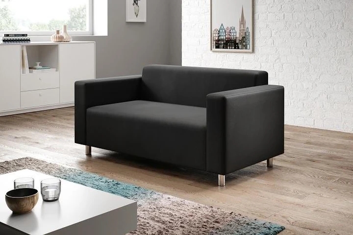 VINCENZA 2 moderní pohovka, černá