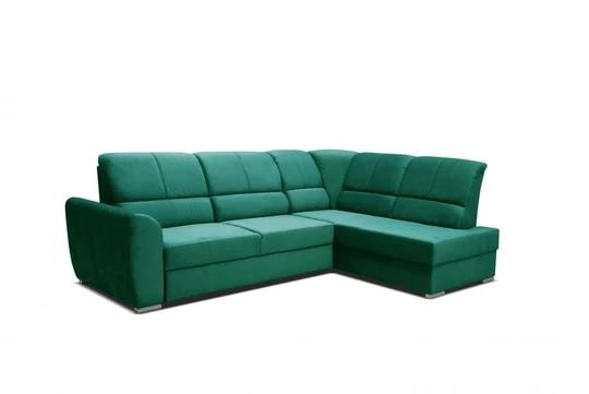 EDA rozkládací sedací souprava s regulovatelnou opěrkou, zelená