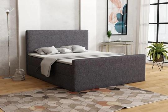 ZITA kontinentální postel boxspring 140x200 s úložným prostorem