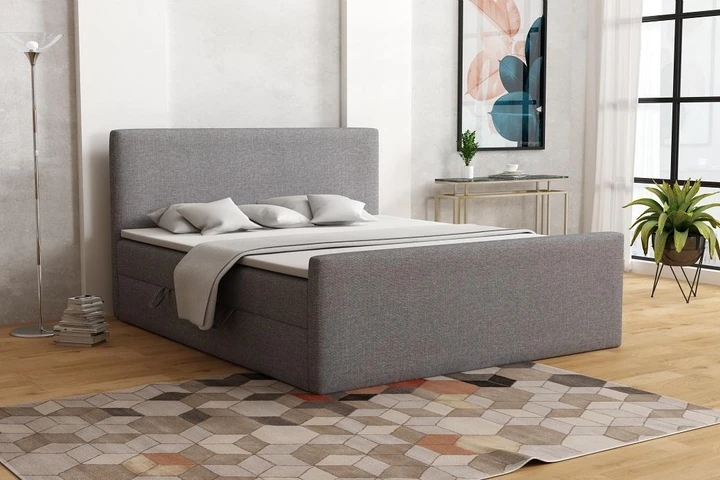 ZITA kontinentální postel boxspring 160x200 s úložným prostorem