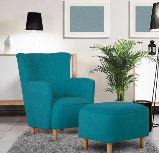 PICCOLO designové křeslo a taburet | VÝPRODEJ