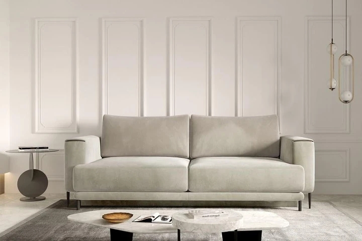 SAVA moderní rozkládací pohovka s úložným prostorem