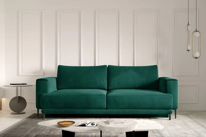 SAVA moderní rozkládací pohovka s úložným prostorem