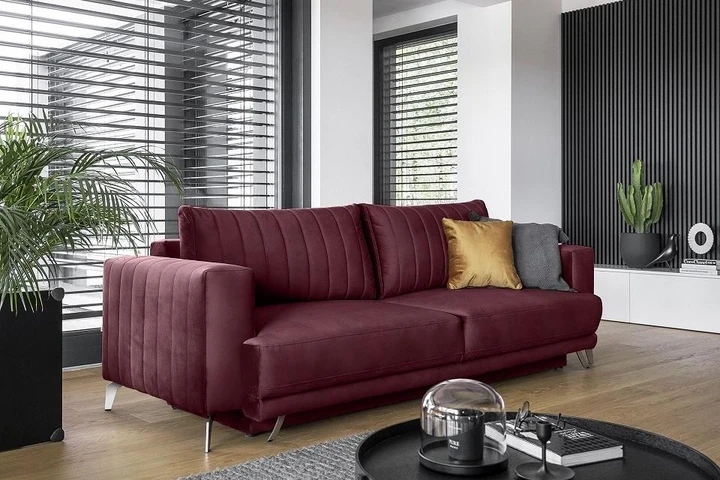 ISELE moderní rozkládací pohovka s úložným prostorem