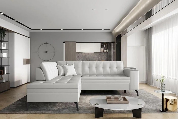 SALETO moderní rohová sedačka s rozkladem