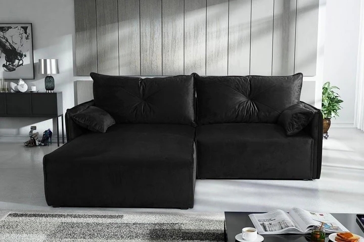 NOEL designová rozkládací rohová sedačka s úložným prostorem