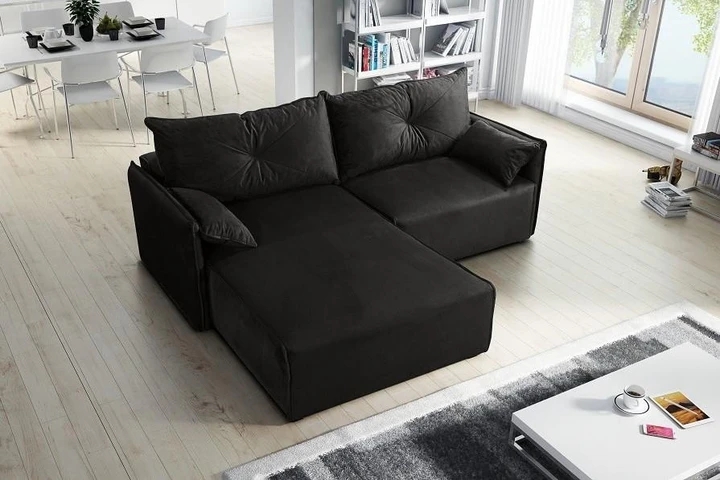 NOEL designová rozkládací rohová sedačka s úložným prostorem