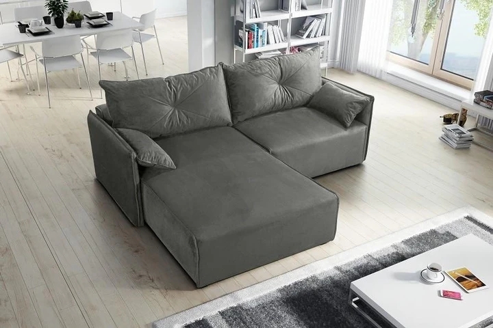 NOEL designová rozkládací rohová sedačka s úložným prostorem