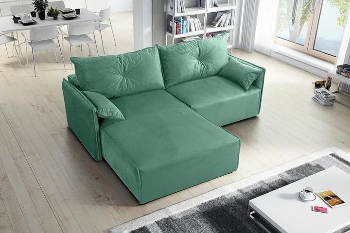 NOEL designová rozkládací rohová sedačka s úložným prostorem