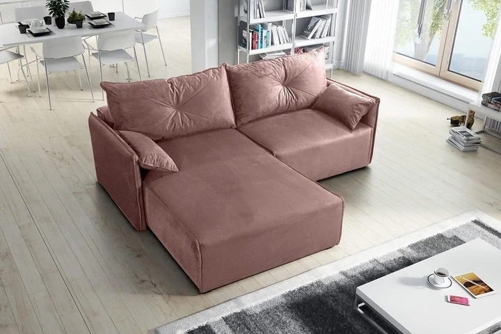 NOEL designová rozkládací rohová sedačka s úložným prostorem