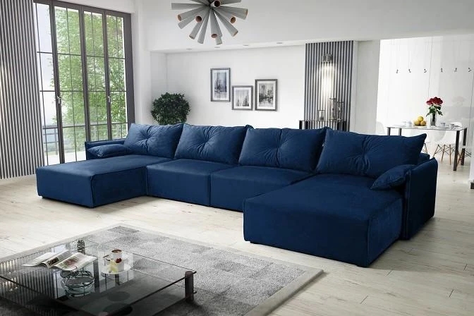 NOEL U designová rozkládací sedačka do U s úložným prostorem