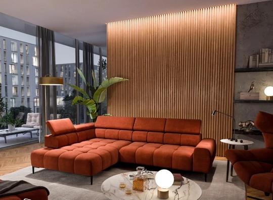 ARKUS L rohová sedací souprava s nastavitelnou hloubkou sezení