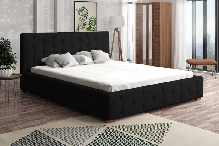 MONTORIO 140x200 elegantní čalouněná postel s prošitím