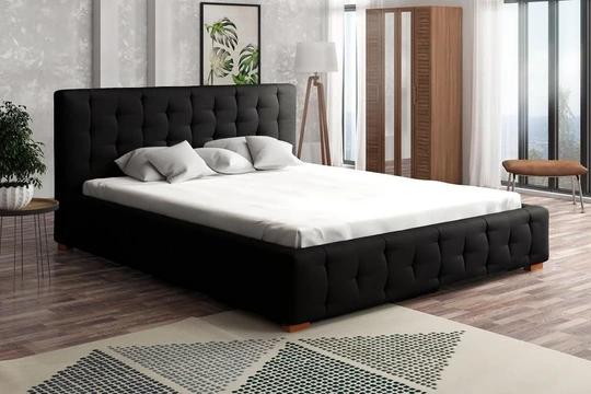 MONTORIO 200x200 elegantní čalouněná postel s prošitím