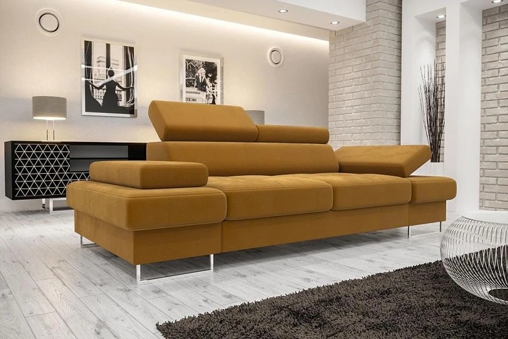 SANDET II moderní pohovka s polohovacími opěrkami