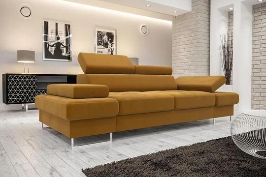 SANDET II moderní pohovka s polohovacími opěrkami