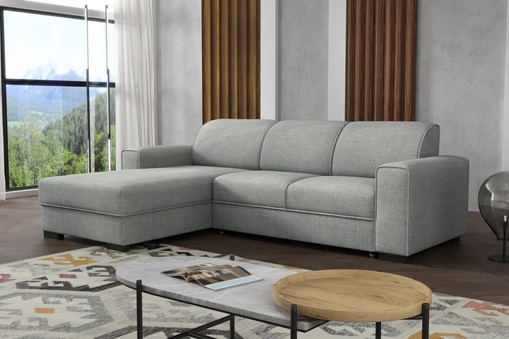 BONET rozkládací rohová sedačka s úložným prostorem