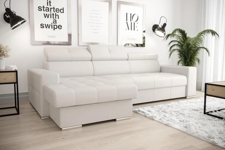 LINDE elegantní sedací souprava s polohovacími záhlavníky