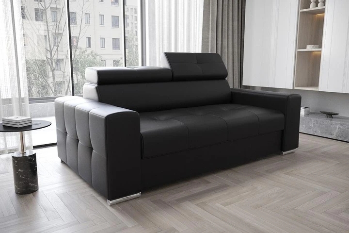 LINDE 2 elegantní pohovka s polohovacími záhlavníky