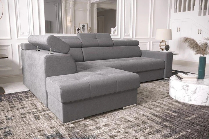 LINDE 4 elegantní sedací souprava s polohovacími záhlavníky