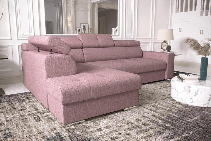 LINDE 4 elegantní sedací souprava s polohovacími záhlavníky