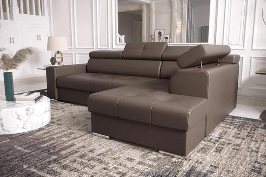 LINDE 4 elegantní sedací souprava s polohovacími záhlavníky