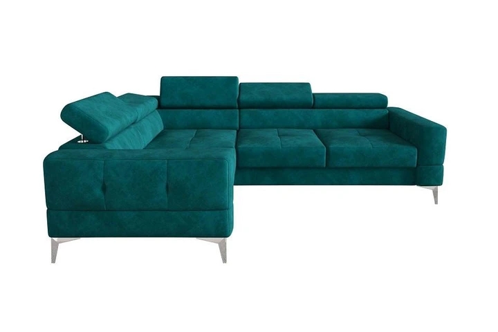 TUSCI moderní sedací souprava s rozkládací funkcí v pravé kůži