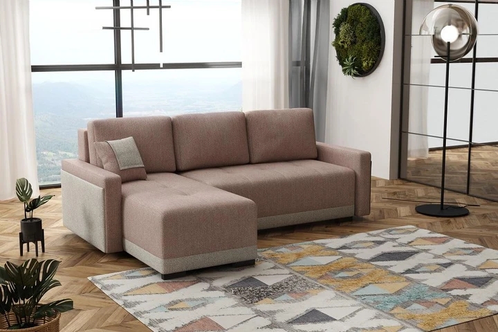 FONTE L rozkládací sedačka s úložným prostorem