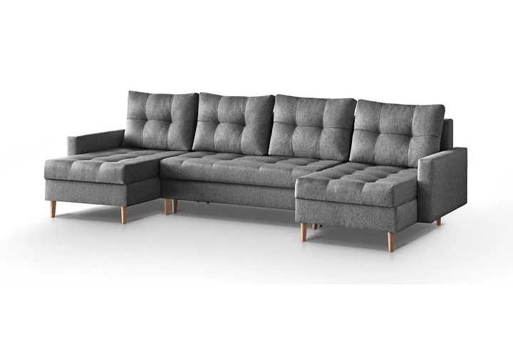 ARNETTE U rozkládací sedačka ve tvaru do U ve skandinávském designu