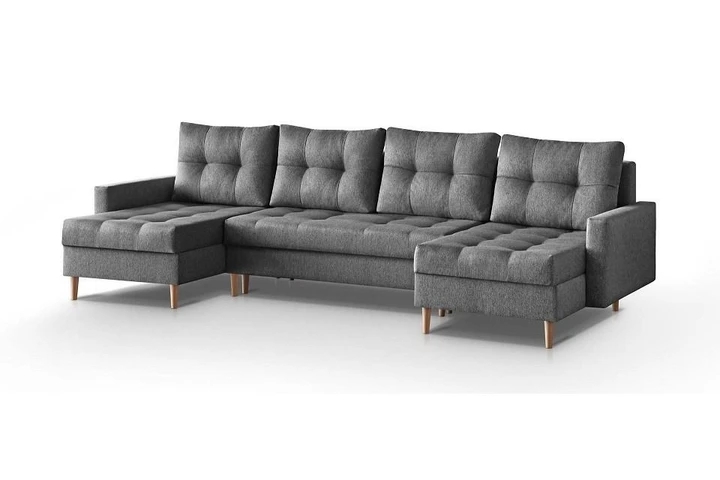 ARNETTE U rozkládací sedačka ve tvaru do U ve skandinávském designu