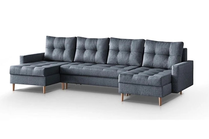 ARNETTE U rozkládací sedačka ve tvaru do U ve skandinávském designu