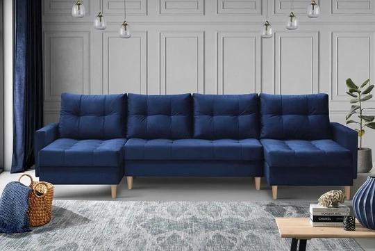 ARNETTE U rozkládací sedačka ve tvaru do U ve skandinávském designu