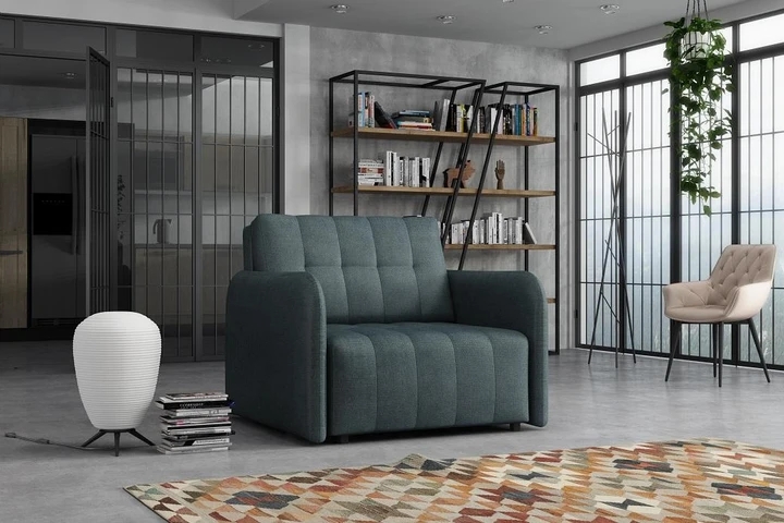 SAVONA I moderní rozkládací křeslo s úložným prostorem