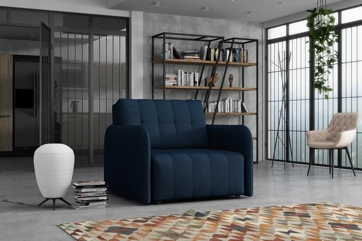 SAVONA I moderní rozkládací křeslo s úložným prostorem