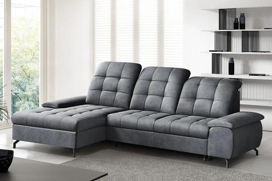 SORIA MINI rozkládací rohová sedačka s úložným prostorem