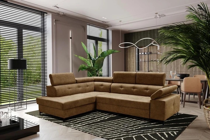 TARANTO rozkládací rohová sedačka s úložným prostorem