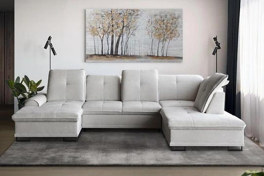 MADRID U sedací souprava ve tvaru U s nastavitelnou hloubkou sedu